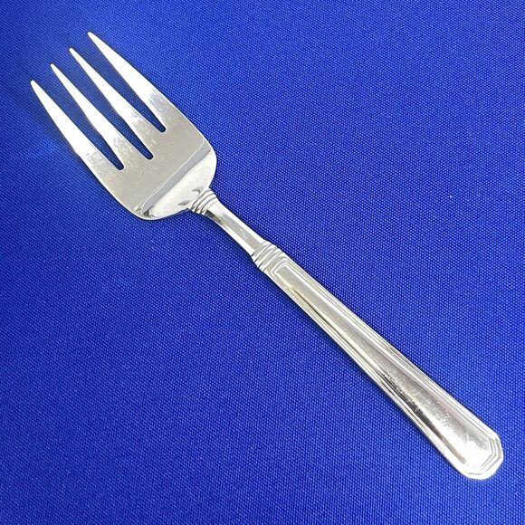 Pfaltzgraff PROVIDENCE‎ Glossy Stainless Flatware Serving Fork 8.25" - Picture 1 of 7